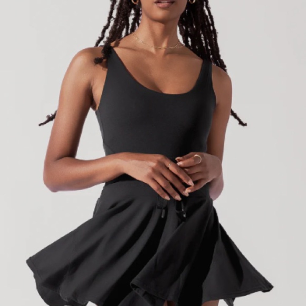 NWOT POPFLEX Black Mini Dress XS